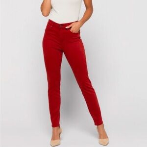 Liverpool red jeans high rise ankle